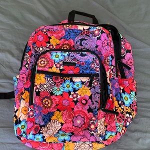 Vera Bradley Campus Tech Backpack in Floral Fiesta